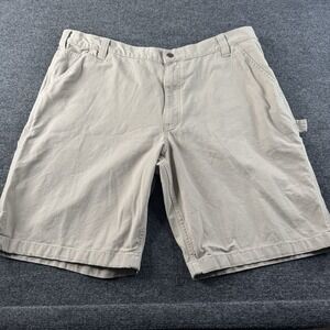 Carhartt Men's Relaxed Fit Canvas Utility Work Short Size 42x11 EUC